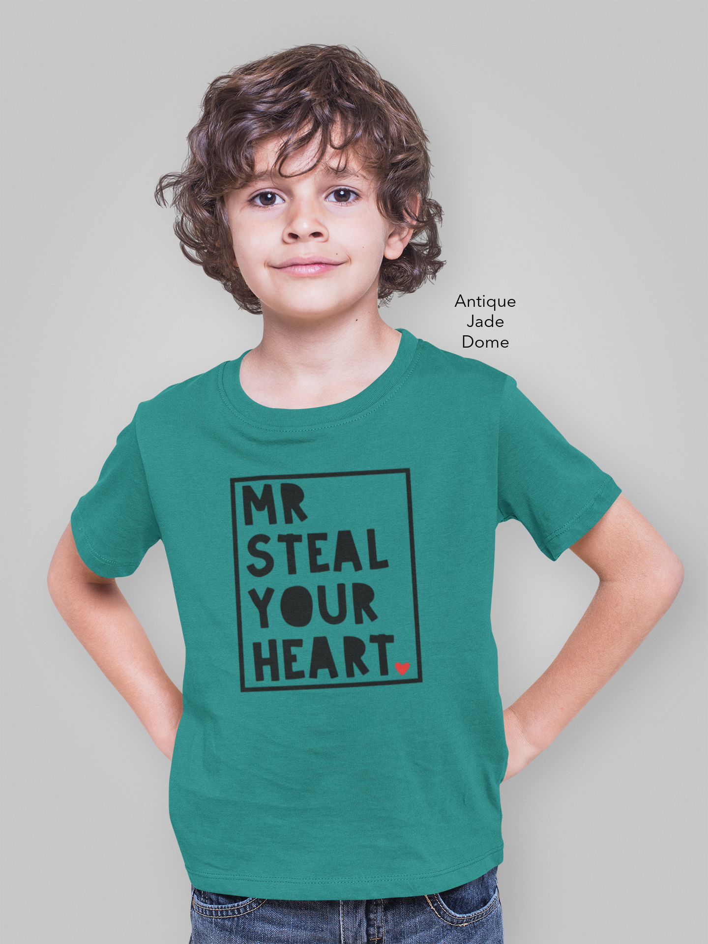 Mr Steal Your Heart KIDS Vinyl Graphic Tee or Crewneck Sweatshirt
