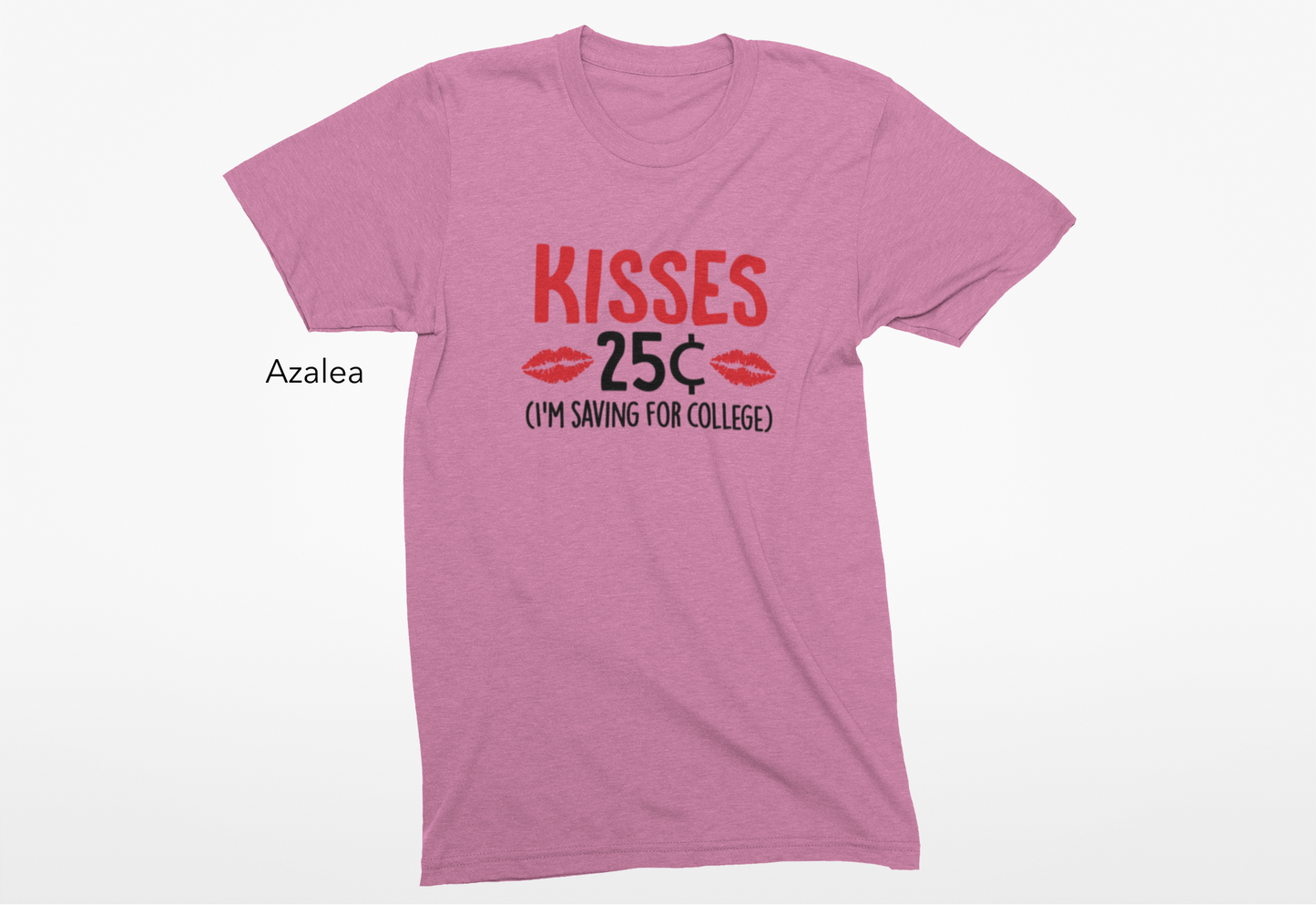 Kisses 25 cents - Saving for College KIDS Vinyl Graphic Tee or Crewneck Sweatshirt