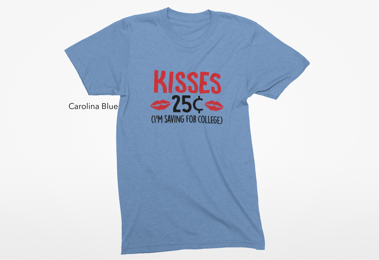 Kisses 25 cents - Saving for College KIDS Vinyl Graphic Tee or Crewneck Sweatshirt