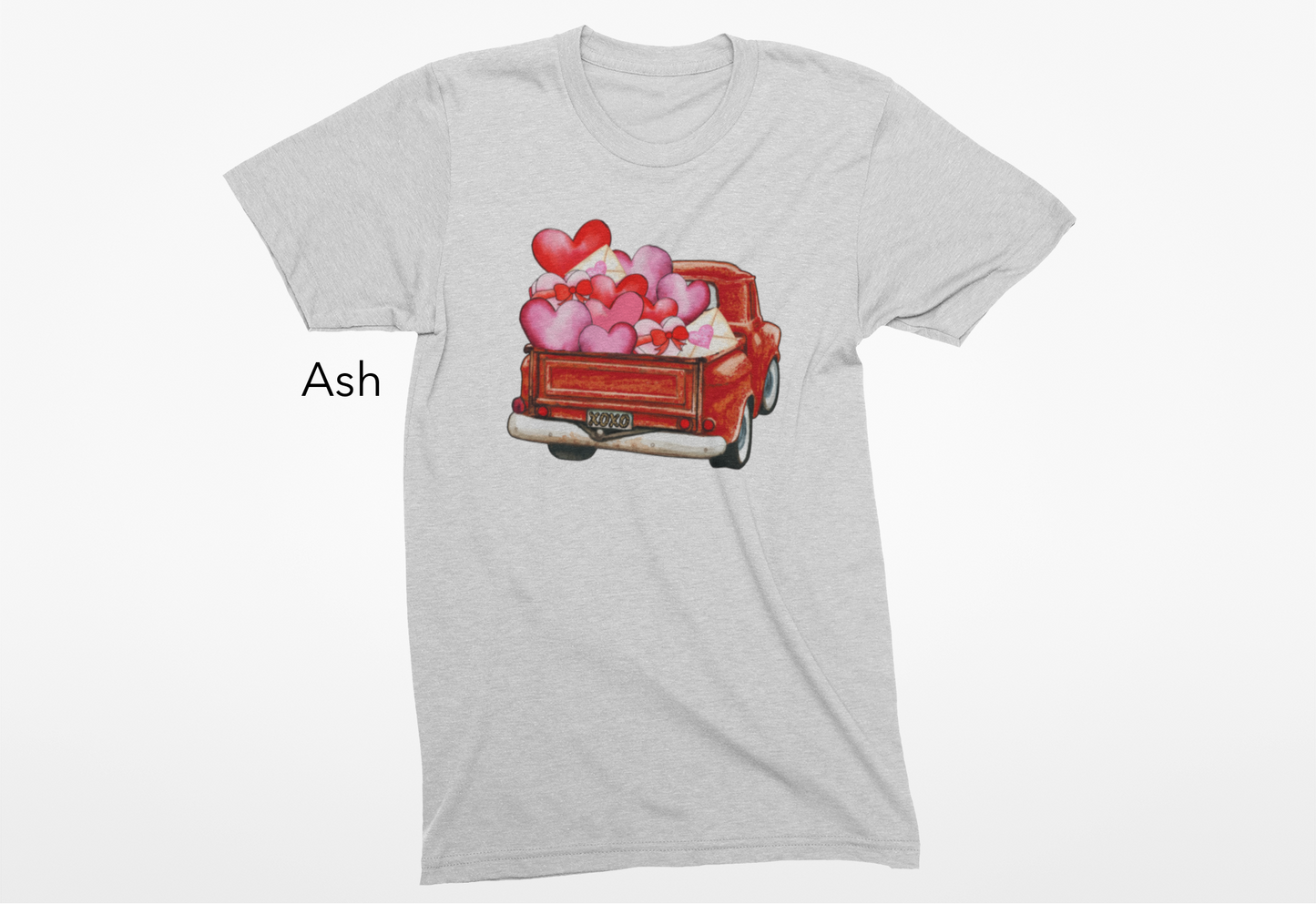 Red Truck Vinyl Graphic Tee or Crewneck Sweatshirt