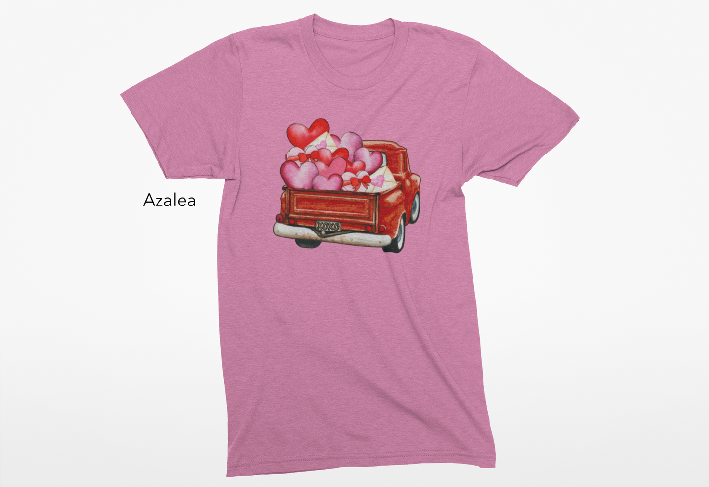 Red Truck Vinyl Graphic Tee or Crewneck Sweatshirt