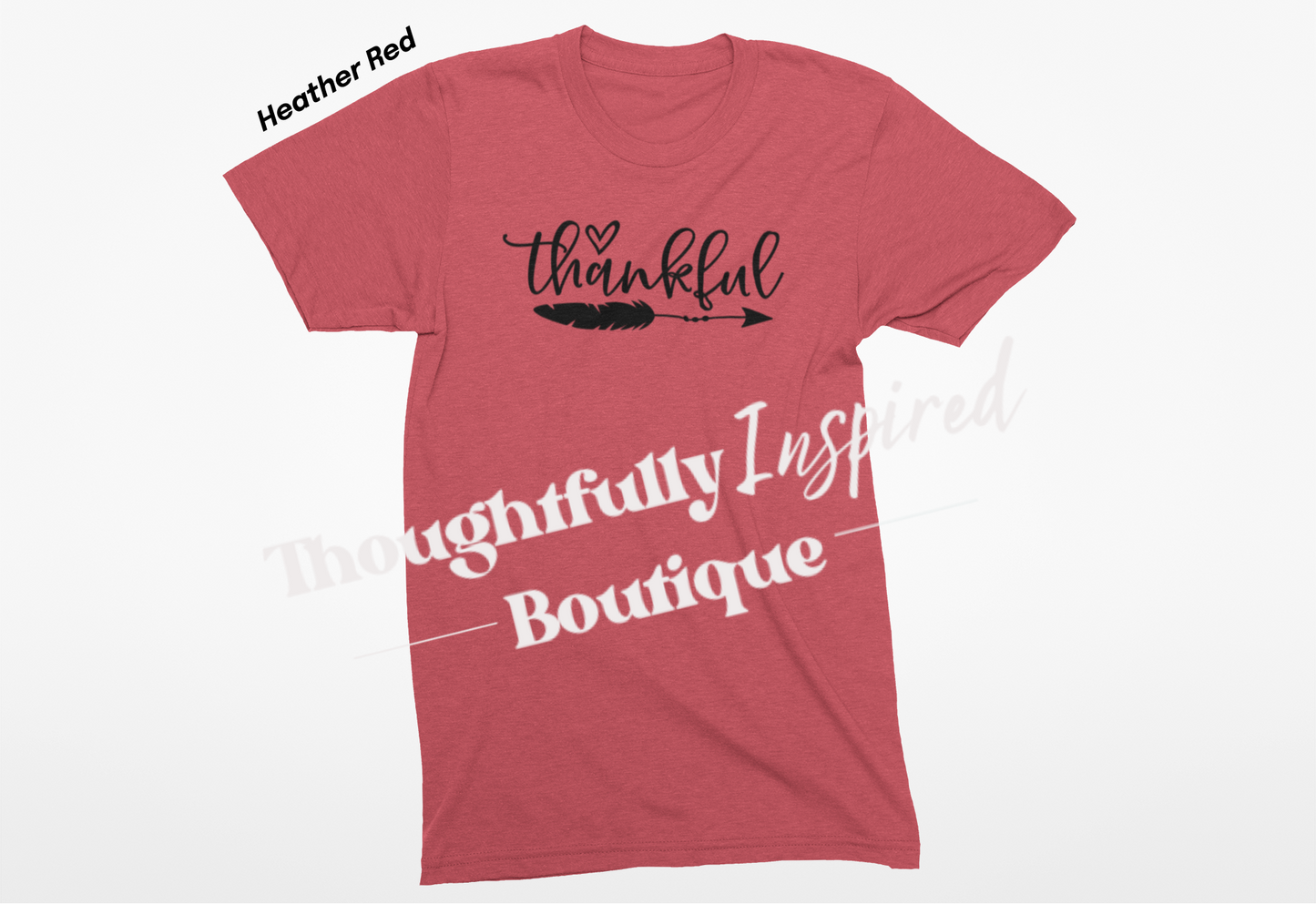 Thankful (with Arrow) Custom T-Shirt or Crewneck Sweatshirt