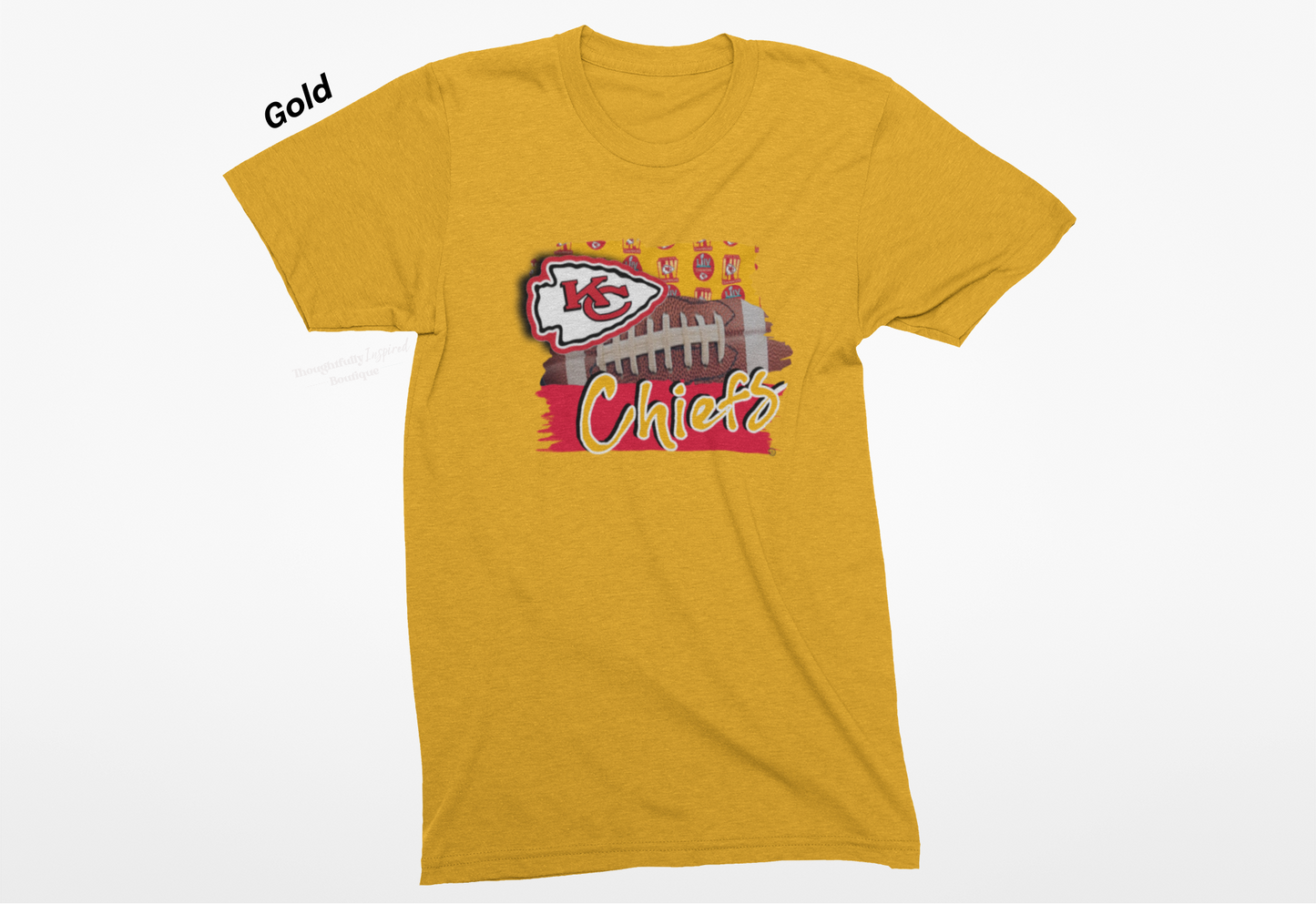 KC Chiefs Sublimation Graphic T-Shirt or Sweatshirt