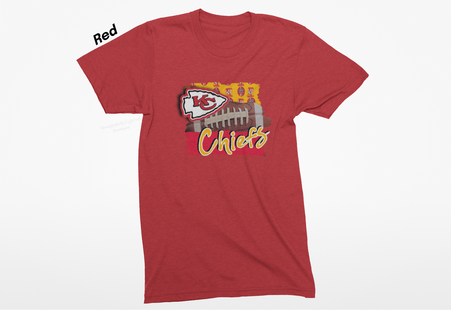 KC Chiefs Sublimation Graphic T-Shirt or Sweatshirt