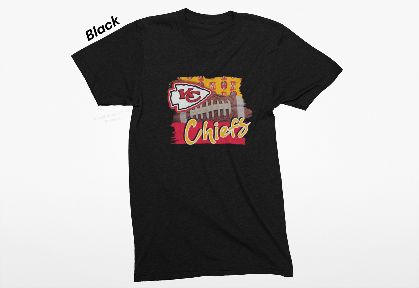 KC Chiefs Sublimation Graphic T-Shirt or Sweatshirt