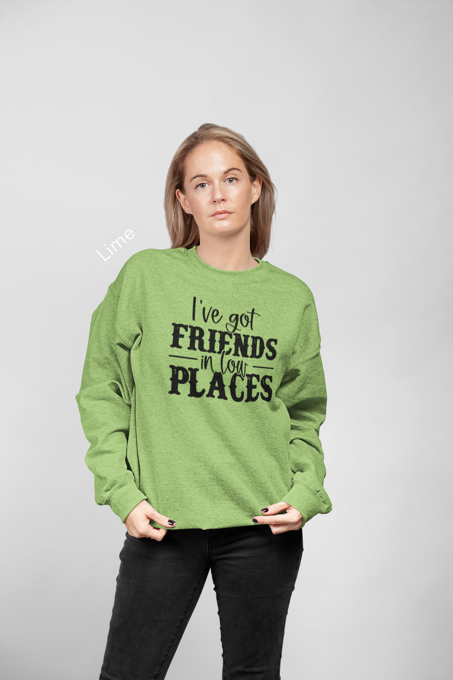 I've Got Friends in Low Places Vinyl Graphic Tee or Crewneck Sweatshirt