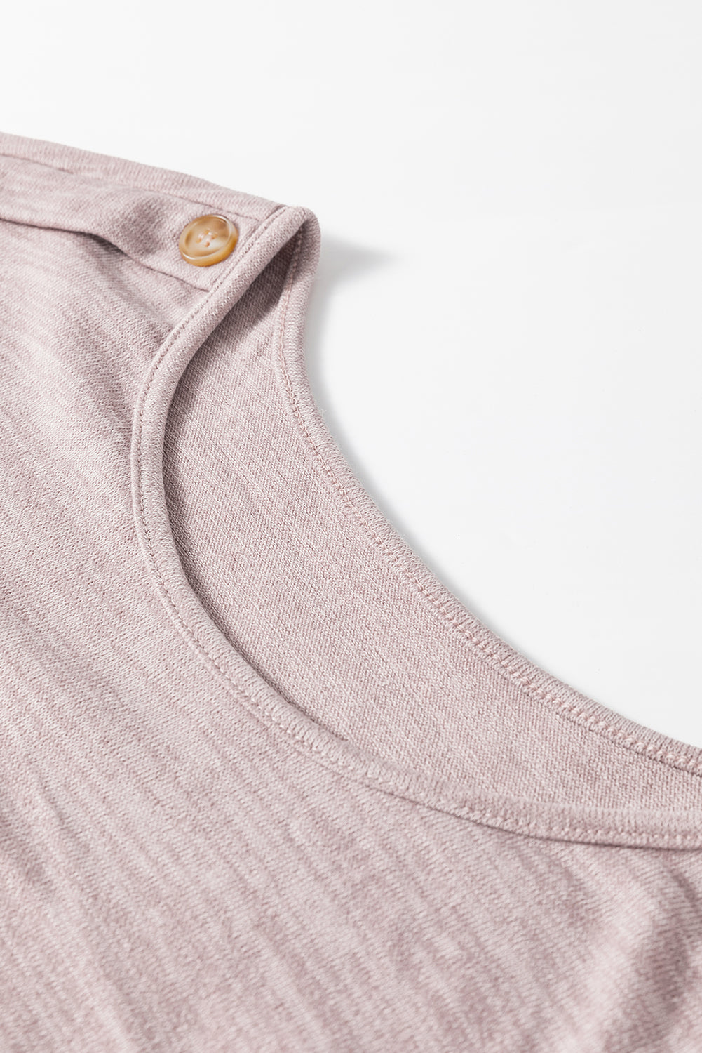 Delicacy Plus Size Button Detail Batwing Sleeve Tee