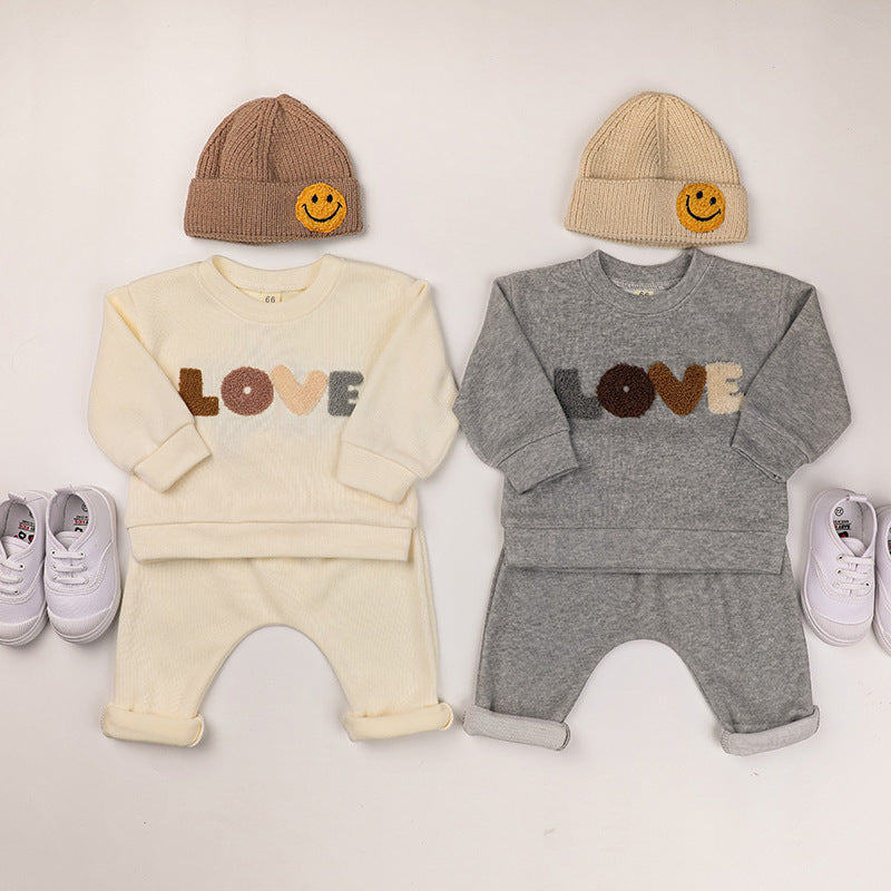 Baby LOVE Graphic Sweatpants SET